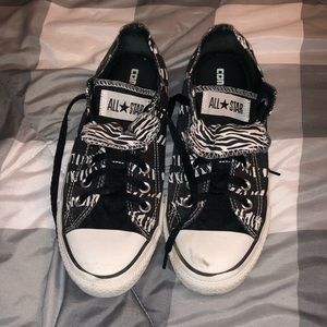 Womens zebra converse